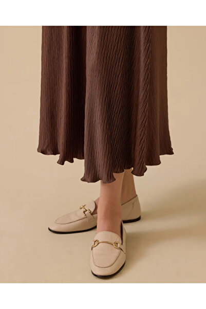 SCL Textured midi skirt