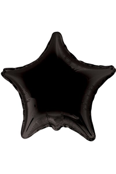 Domi Party & Gifts Balon folie stea neagră, 45 cm