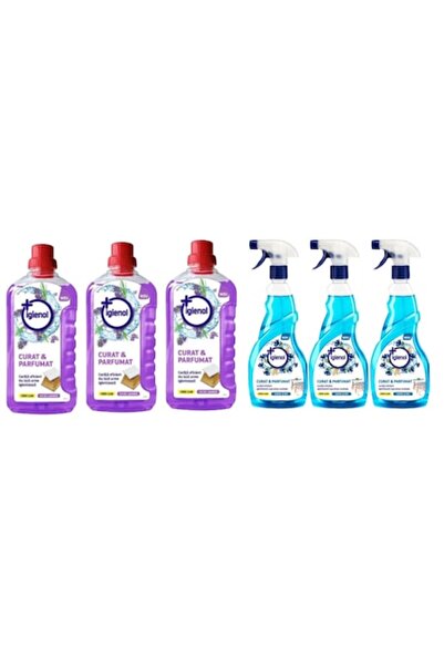 Igienol Set de curățare universal: 3×1L detergent de podele cu lavandă și 3×7...