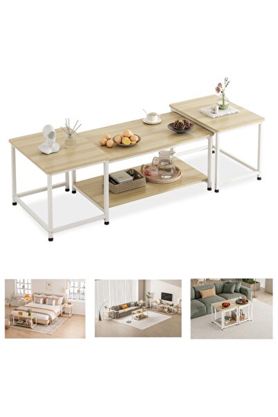 Sheinhome Expandable TV cabinet, coffee table, and two-in-one desk