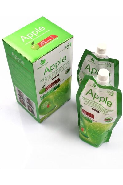 SAADA BEAUTY Ammonia-free Hair Color Cream 500 ml + 500 ml Developer - Dark Brown (SAADA BEAUTY)