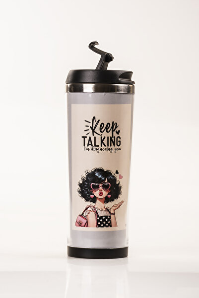 MUKKO HOME 360 ml Steel Thermos Mug – Designed by Coffee Lady, Steel Inner Chamber, Hot and Cold Beverage Cup