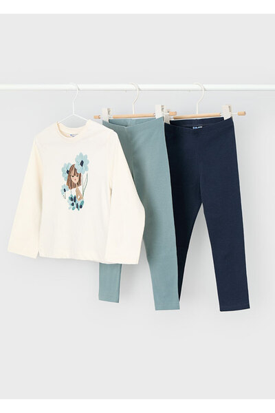 MAYORAL Triple Set for Ages 4-10 - Blue