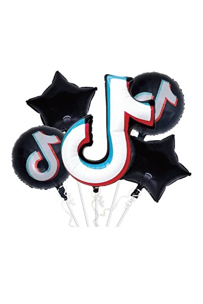 Domi Party & Gifts Set de 5 baloane folie cu tema TikTok