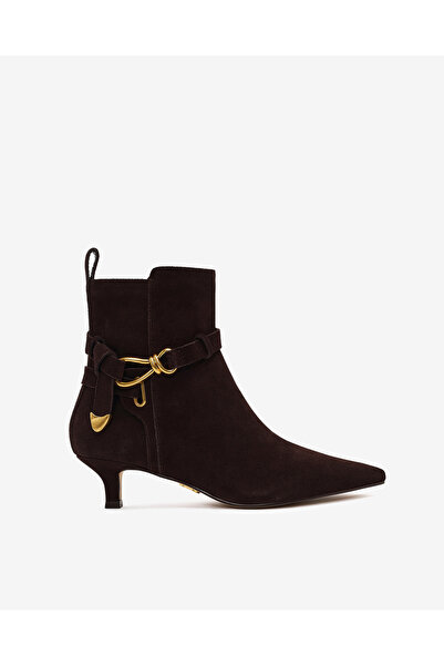 Steve Madden ROLLER BROWN SUED Kadın Kahverengi Topuklu Bot ROLLER-BROWN