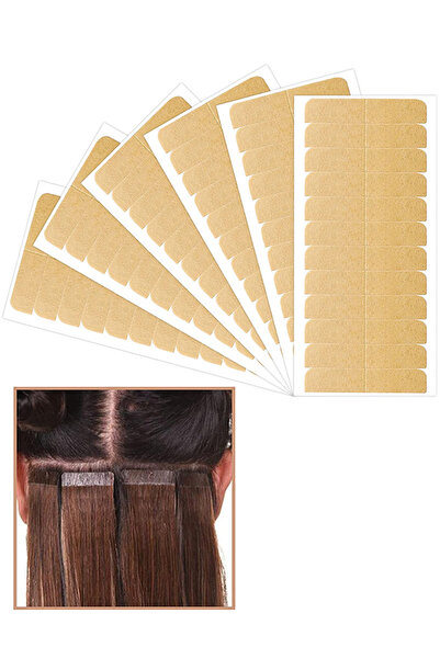 DMYRDH 72 شريط وصلات شعر لاصق بديل مزدوج الجوانب غير مرئي ولا يترك بقايا، أشر...