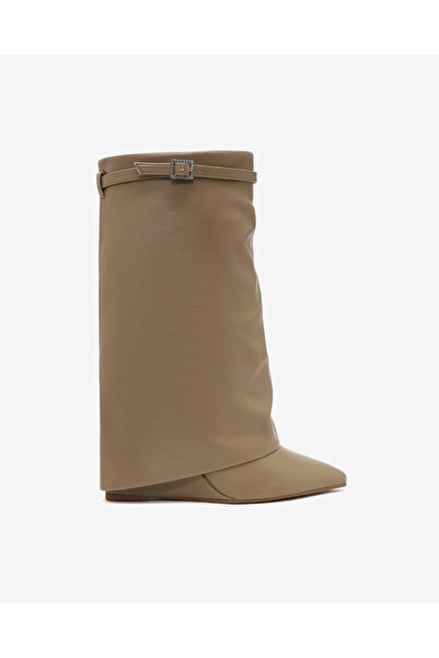 Steve Madden SHOCKER TAUPE Kadın Bej Çizme SHOCKER-TAUPE
