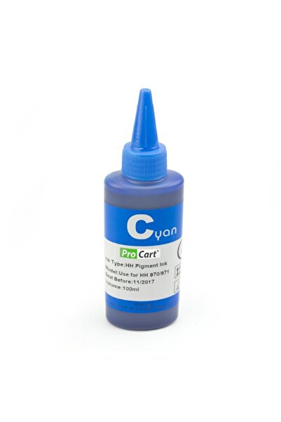 PROCART Cyan pigment ink for HP970 HP971