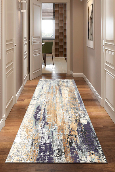 DEKOMOD Dijital Baskı Dört Mevsim Kaymaz Taban Yıkanabilir Koridor Mutfak ve ...