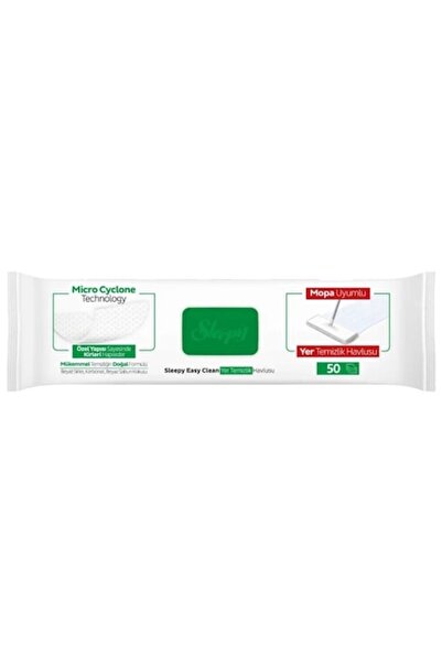 Sleepy Șervețele umede Easy Clean Extra pentru curățarea podelelor, 50 buc.