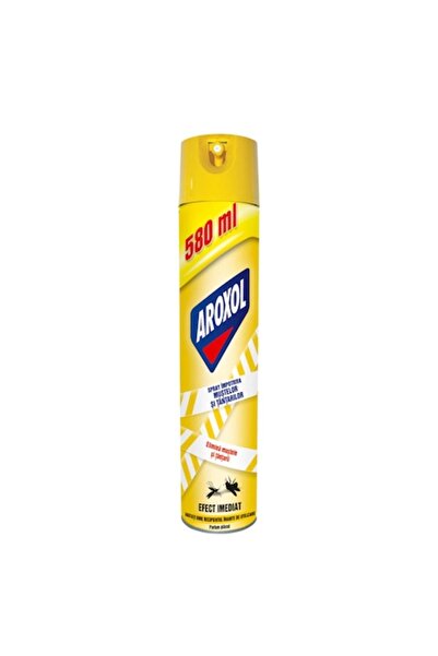 Aroxol Pachet de 3 x spray insecticid împotriva muștelor și țânțarilor 580 ml