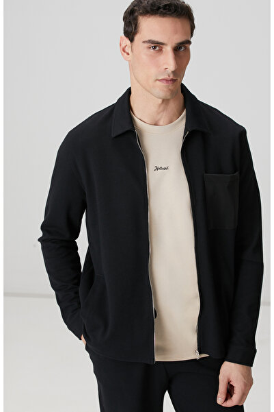 Network Siyah Sweatshirt