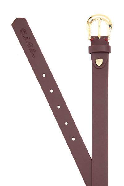 U.S. Polo Assn. Women's Burgundy Belt 50315058-Vr014