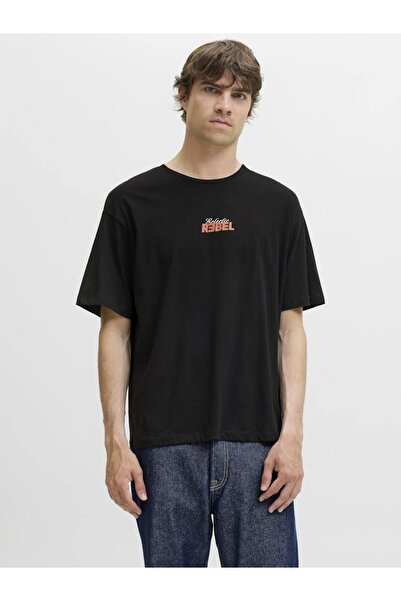 REBEL By Styli JREBJIM Back Graphic Crew Neck T-Shirt