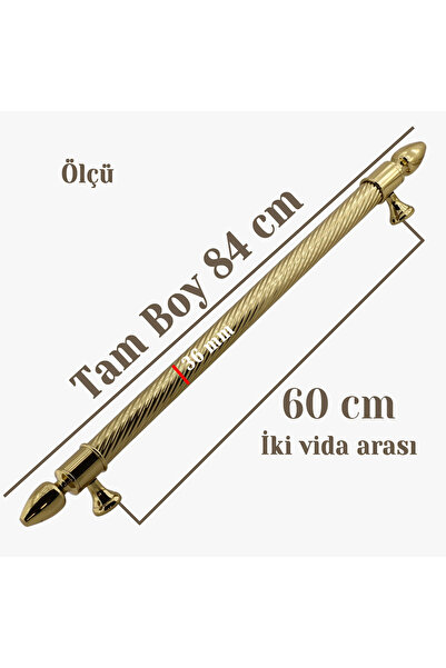 Badem10 Kubbe Gold 60 cm Door Pull Handle Holding Handle Steel Exterior Door Handle Sliding Door Luxury Model