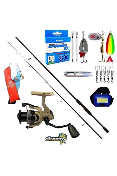 Oslo Okuma Outrax 4000 274cm 7-30gr Okuma Wave Power Turna Spin Olta Takımı Seti