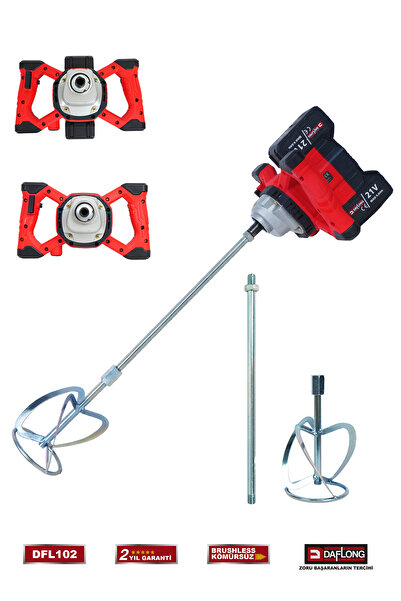 DAFLONG PROFESYONEL KÖMÜRSÜZ ŞARJLI BOYA HARÇ KARIŞITIRICI DFL-102