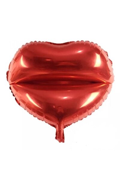 Domi Party & Gifts Balon folie (buze), roșu, 45 cm -