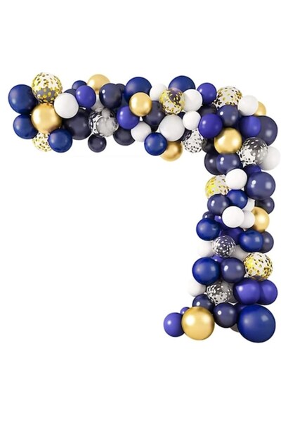 Domi Party & Gifts Set de 103 baloane pentru aranjamente arcuite — albastre, ...