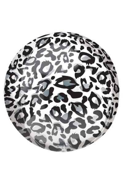 Domi Party & Gifts Balon folie Orbz, imprimeu animal (leopard), 60 cm