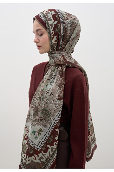 Fresh Ariane Desen Shawl Bordo