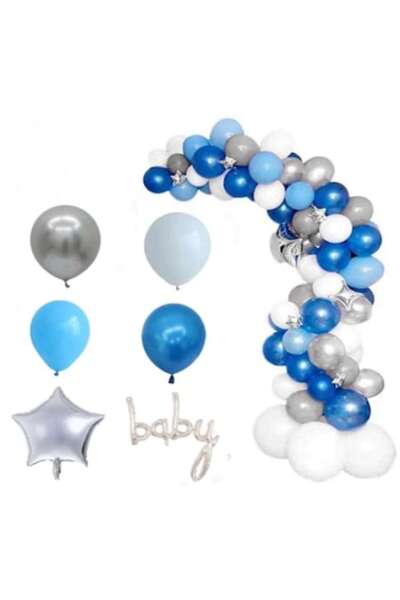 Domi Party & Gifts Set de baloane și accesorii pentru aranjament arcadă bebeluș,