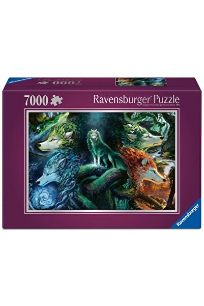 RAVENSBURGER Puzzle - The Wolf in the Deep Forest, 7000 pieces, classic, multicolor