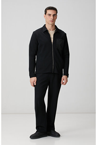 Network Siyah Sweatshirt