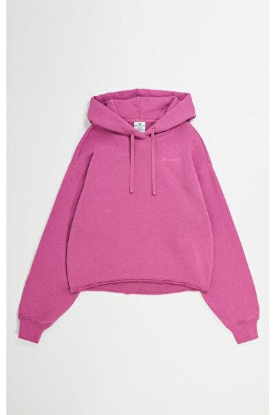 Champion Women's Cropped purple/mauve sweatshirt