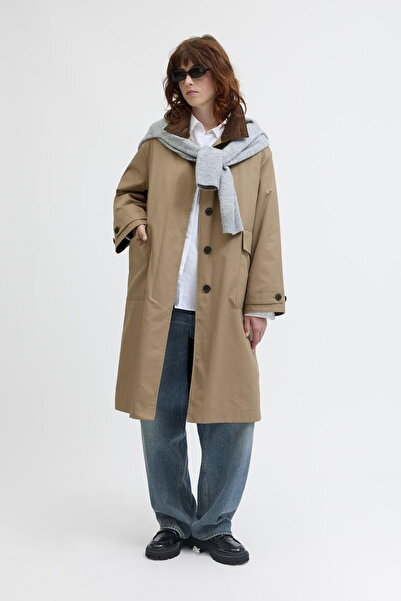 Jack & Jones Kadin Dik Yaka Trençkot - Amira