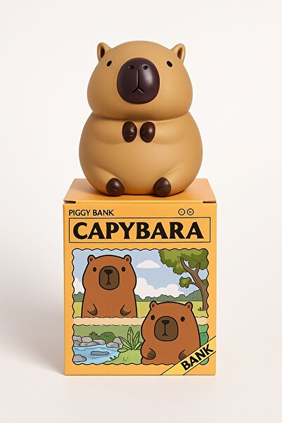 Libra Capybara Sevimli Dekoratif Kumbara Neşeli Birikimci