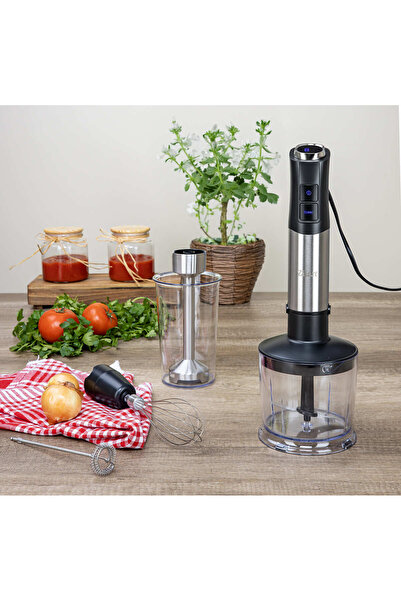 Zilan Κάθετο μπλέντερ 5 σε 1 ZLN3939, 1200W, 12 βήματα ταχύτητας, λειτουργία Turbo, ανοξείδωτο ατσάλι