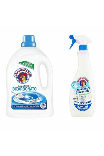 Chanteclair Detergent lichid concentrat cu bicarbonat de sodiu - 1260 ml + De...