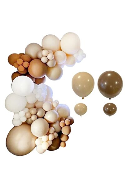 Domi Party & Gifts Set 125 balloons and accessories for arch arrangement, nud...