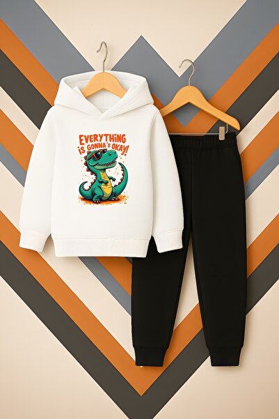 OSCAR WILDE Печатен детски спортен екип, унисекс, с широка кройка