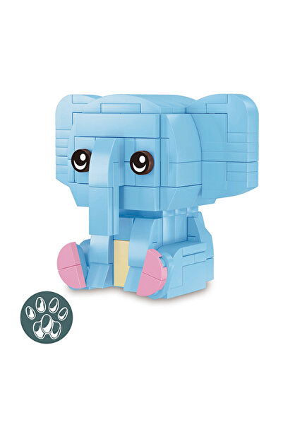 Gokidy Blok Hayvan Figürleri - Fil 139 Parça