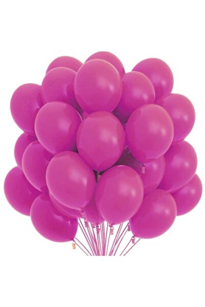 Domi Party & Gifts Set de 25 de baloane - roz fuchsia, latex, 25 cm
