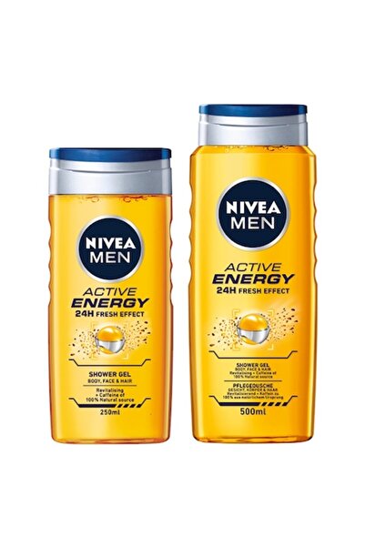 Nivea Men Set gel de duș Active Energy 500 ml + 250 ml
