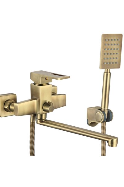 Trendy's Επιτοίχια μπαταρία μπανιέρας, αντίκα μπρούντζος