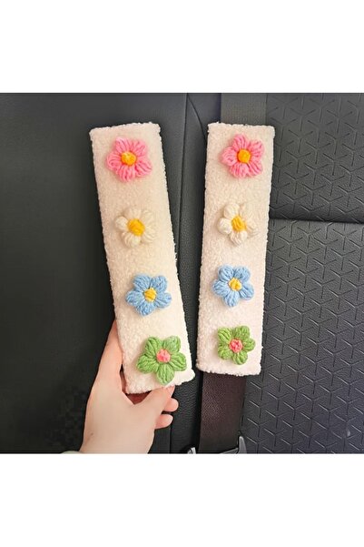 Genel Markalar 1ADET Utopia Flowers emniyet kemeri omuz koruyucu- emniyet kem...