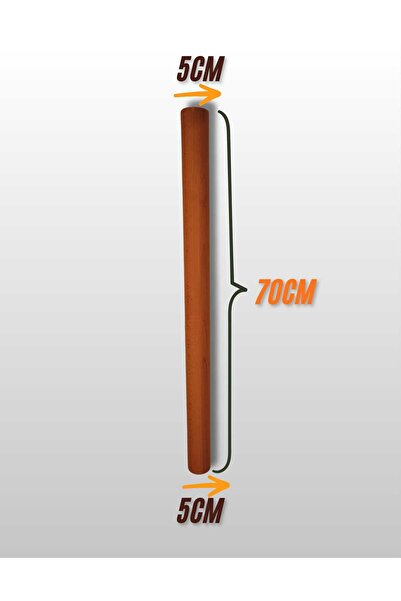 Orçin Ahşap 2 PIESE MODEL CILINDRIC DIN LEMN NATURAL & STEJAR VÂNZAT PENTRU MASA & MASĂ DE CAFFÈ