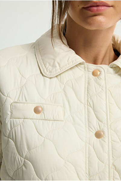 Love My Body Kapitone Cepli Kısa Mont