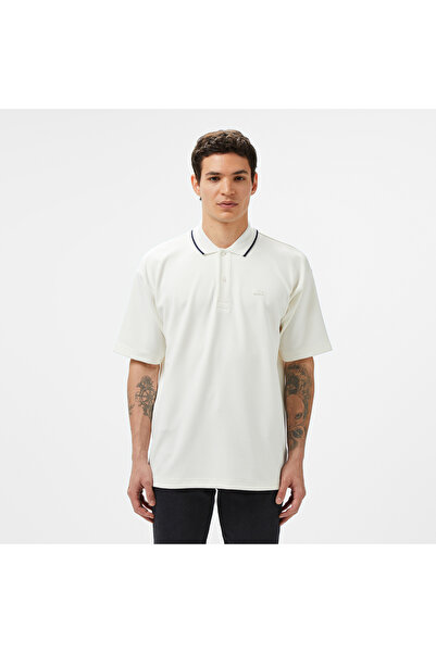 Lacoste Erkek Oversize Fit Beyaz Polo