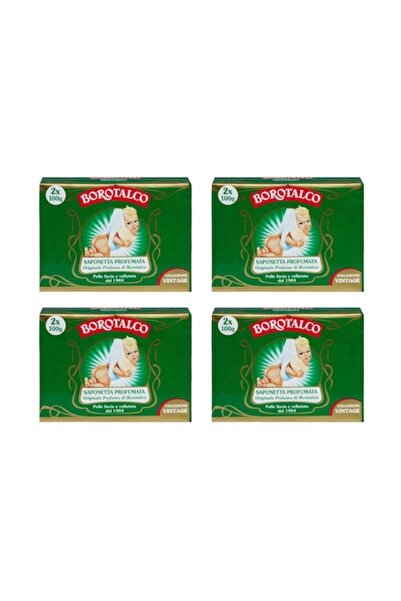 Borotalco Set 4 x Solid Soap 2pcs x 100g Vintage
