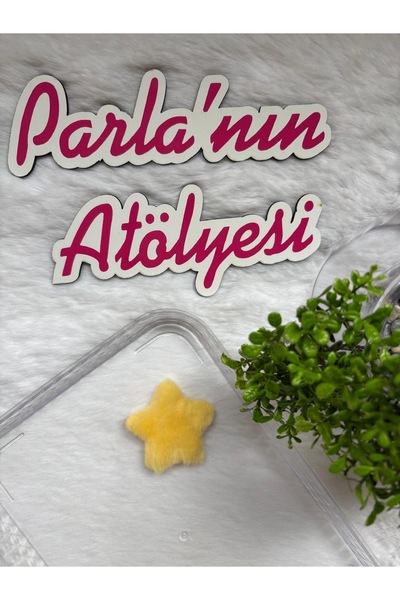 SOFT 0-3 ani cu păr scăzut și fără păr agrafă pentru copii stea galbenă