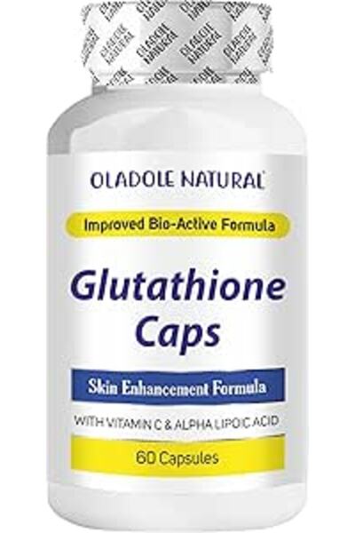 Oladole Natural Glutathione Complex with Vitamin C & Alpha Lipoic Acid - 60 Capsules