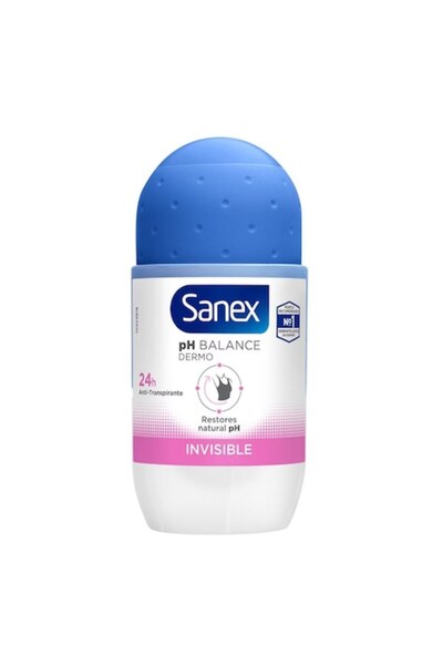 Sanex Pack of 3 Balance Invisible Roll-on Antiperspirant 50 ml