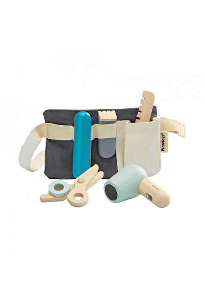 PLANTOYS Plan Toys Coafură - Set de joacă din lemn multicolor cu 6 piese