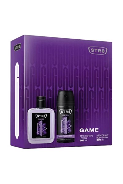 str8 Set cadou Game 2x: Loțiune după ras 100 ml + Deodorant spray de corp 150 ml