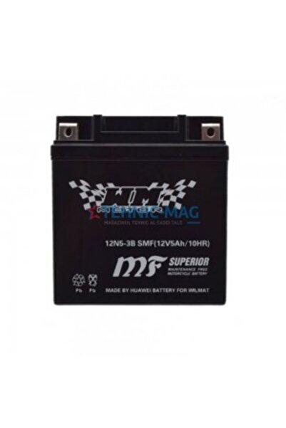 Wilmat Motorcycle/Scooter Battery 12V 6Ah 12N5-3B SMF (Gel)
